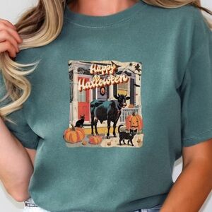 👻 COMFORT COLORS HALLOWEEN GRAPHIC T-SHIRT 👻